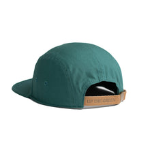 Load image into Gallery viewer, The Green 5 Panel Crest Cap