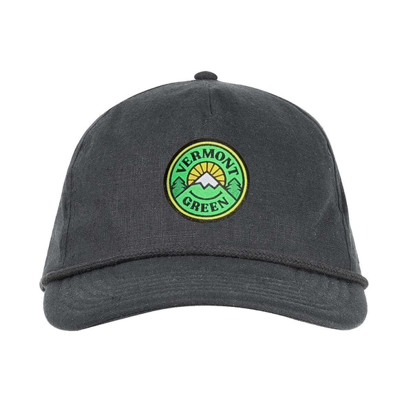The Black Hemp Crest Cap