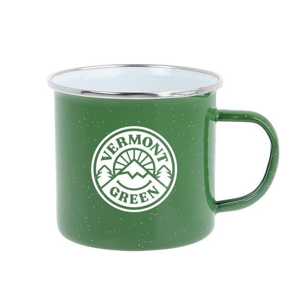The Green Enamel Mug