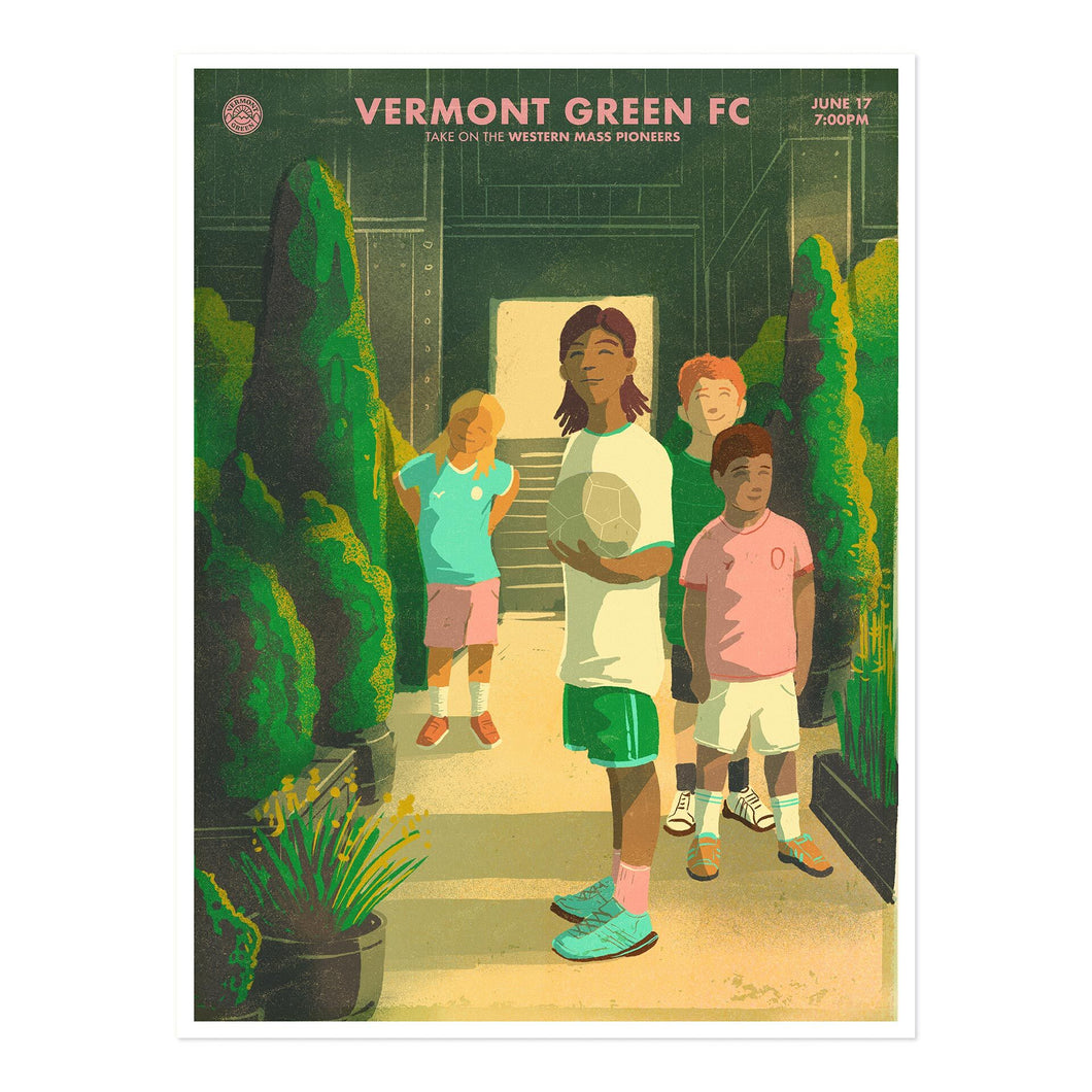 Vermont Green FC 2023 Matchday 5 Poster