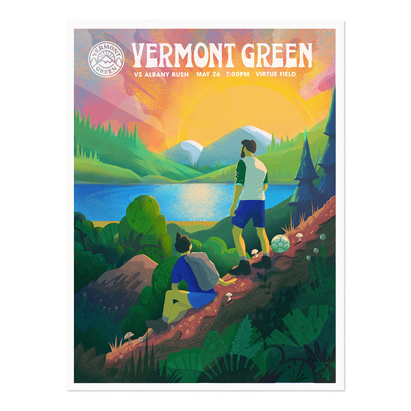 Vermont Green FC 2023 Matchday 1 Poster