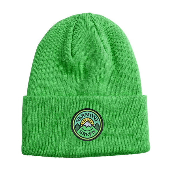 The Kelly Green Crest Beanie