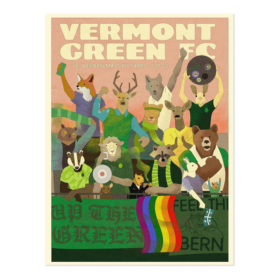 Vermont Green FC 2022 Matchday 7 Poster