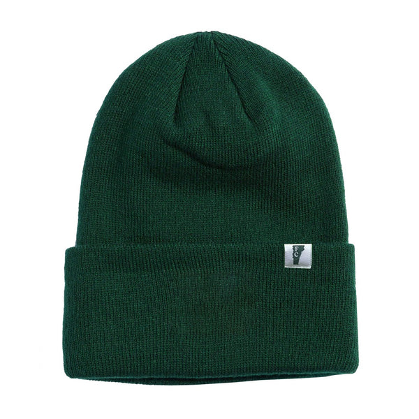 The Forest Green Crest Beanie