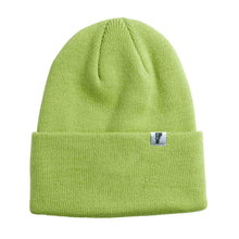 Load image into Gallery viewer, The Neon Green Crest Beanie
